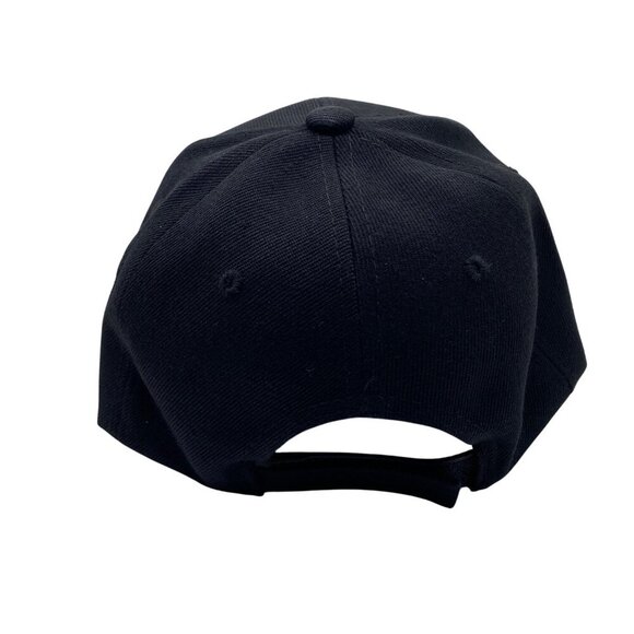 Summer Adult Baseball Cap Curved Visor Hat Black Hip Hop Hat Abustable Strap - Picture 3 of 8